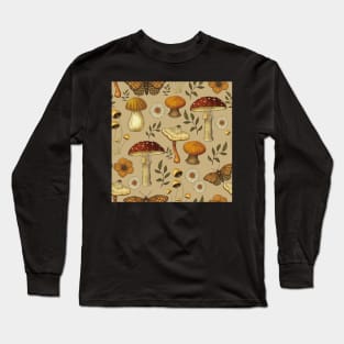 Woodland Flora Pattern Long Sleeve T-Shirt